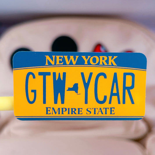 *DOLLAR DEALS* Waterproof Sticker - GTW Car License Plate