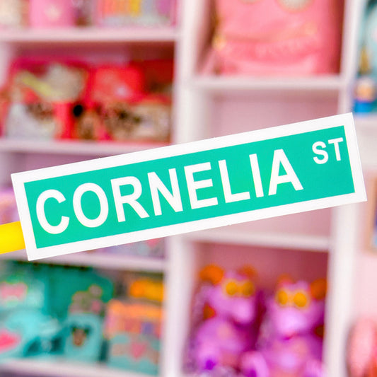 *DOLLAR DEALS* Waterproof Sticker - Cornelia Street