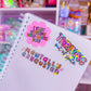 Waterproof Sticker - SWEARING Makes Life SPARKLIER