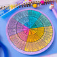 XL PAPER GLITTER STICKER - Feelings Wheel