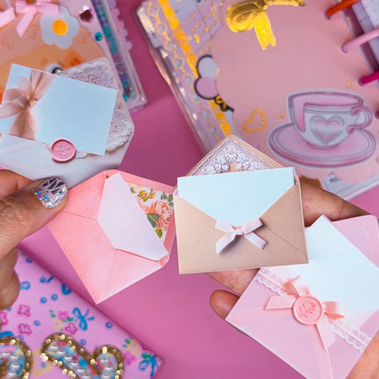 Journaling Paper Sticker -  Coquette Envelopes