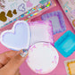 Journaling Paper Sticker -  Pastel Rainbow Cakes