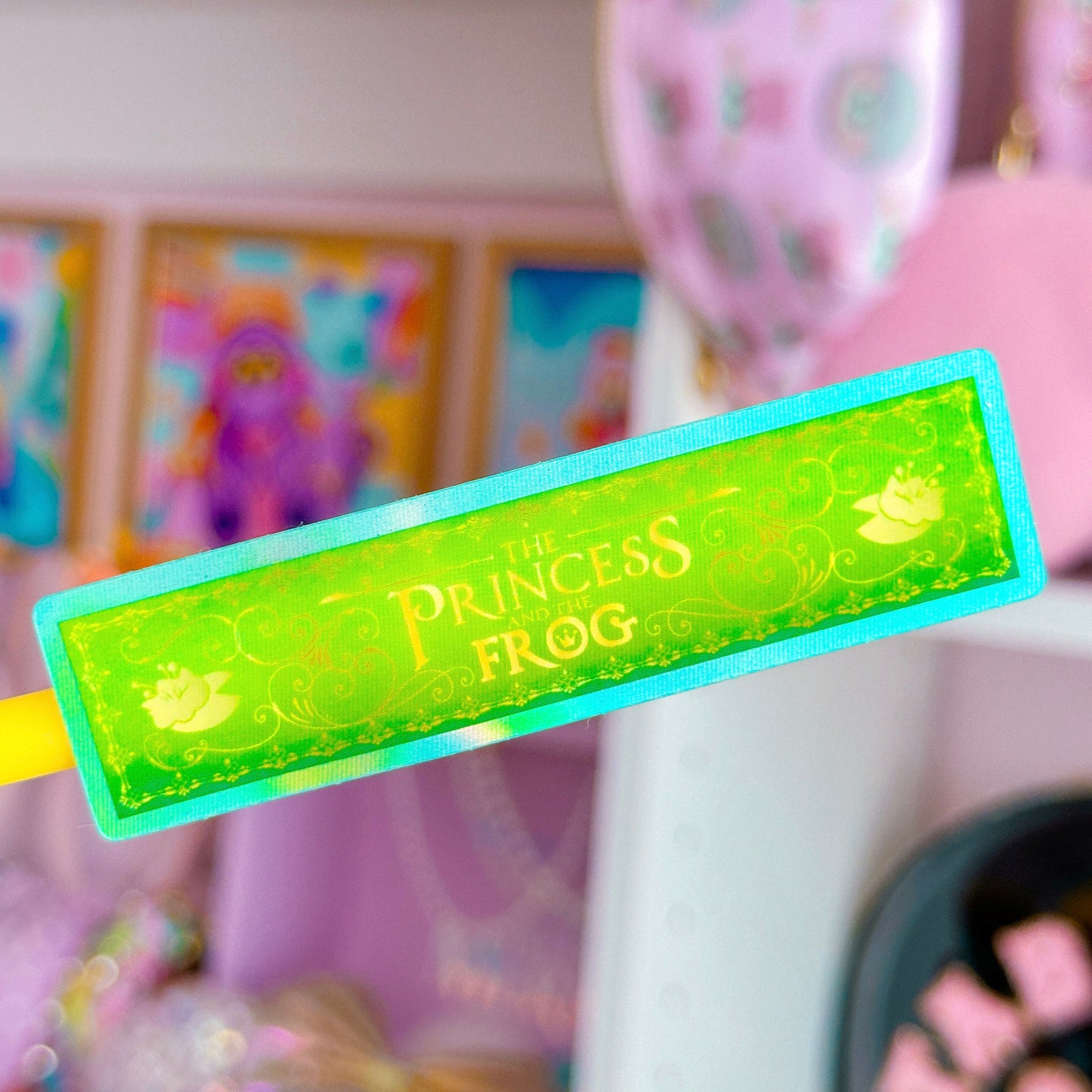 *DOLLAR DEAL* Waterproof Sticker - (Tiana) Book Spine