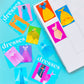 Mini (Itty Bitty) Full Box Sticker Bundle -  Princess Dresses