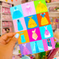 5x7 Full Page Sticker - Princess Dresses