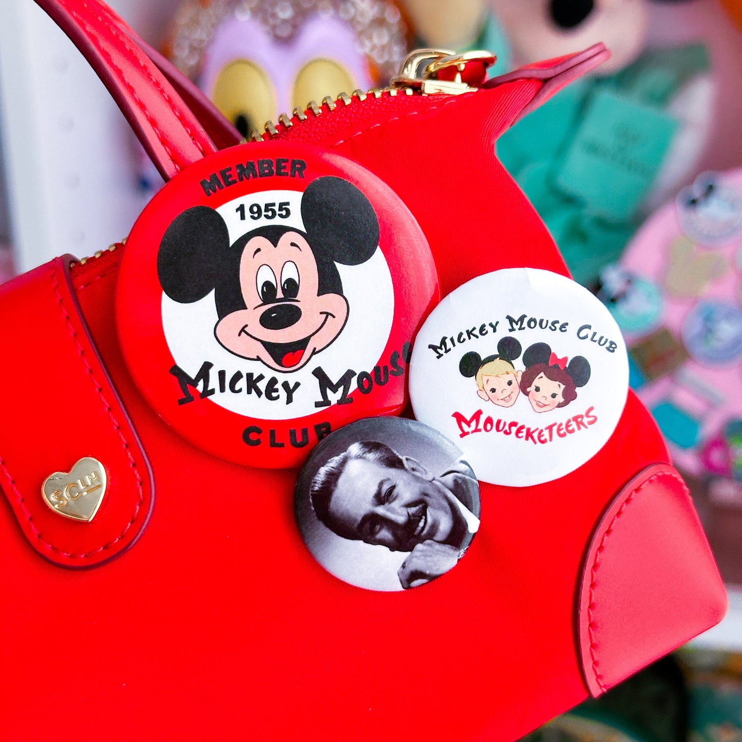 *B-GRADE* 30% OFF - Vintage Inspired Button Set - Mouseketeer 1955