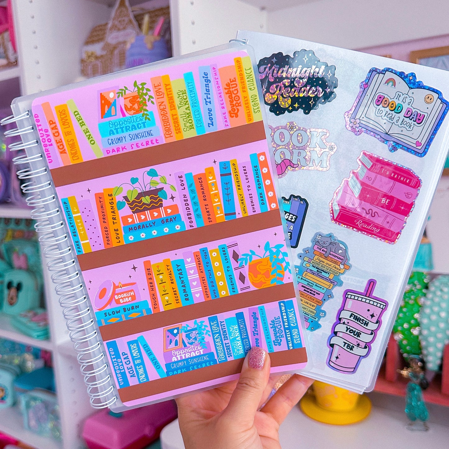 Waterproof Sticker - BOOKISH Hot Girls Go To The Library