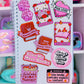 Waterproof Sticker - BOOKISH Roses Are Red Book