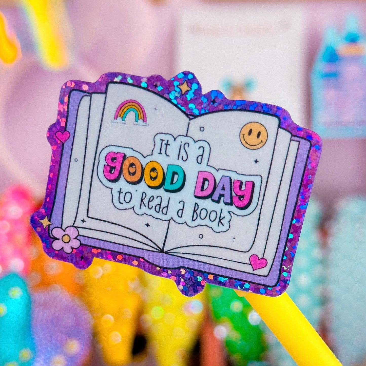Waterproof Sticker - BOOKISH It's A Good Day To Read A Book