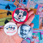 Journaling Paper Sticker - Vintage Paper Buttons Set