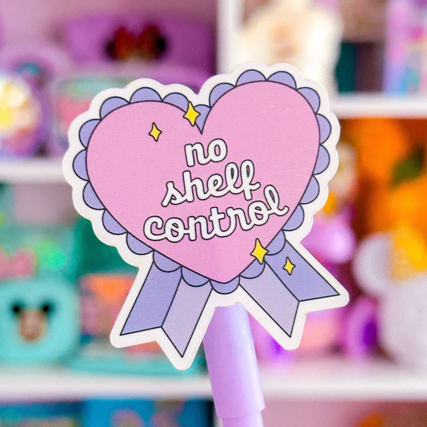 Waterproof Sticker - BOOKISH No Shelf Control