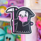 Waterproof Sticker - BOOKISH Grim Reader