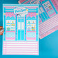 5x7 Full Page Sticker - 2026 July Calendar & Storefront (Mickey's Magic)