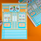 5x7 Full Page Sticker - 2026 August Calendar & Storefront (Goofy's Candy)
