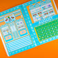 5x7 Full Page Sticker - 2026 August Calendar & Storefront (Goofy's Candy)
