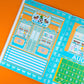 5x7 Full Page Sticker - 2026 August Calendar & Storefront (Goofy's Candy)