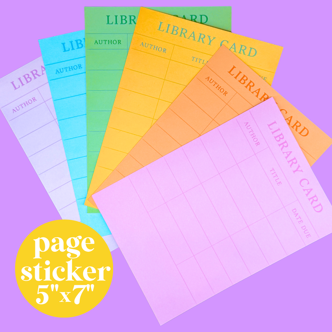 Full Page Stickers