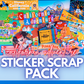 STICKER SCRAP PACK - California Adventure