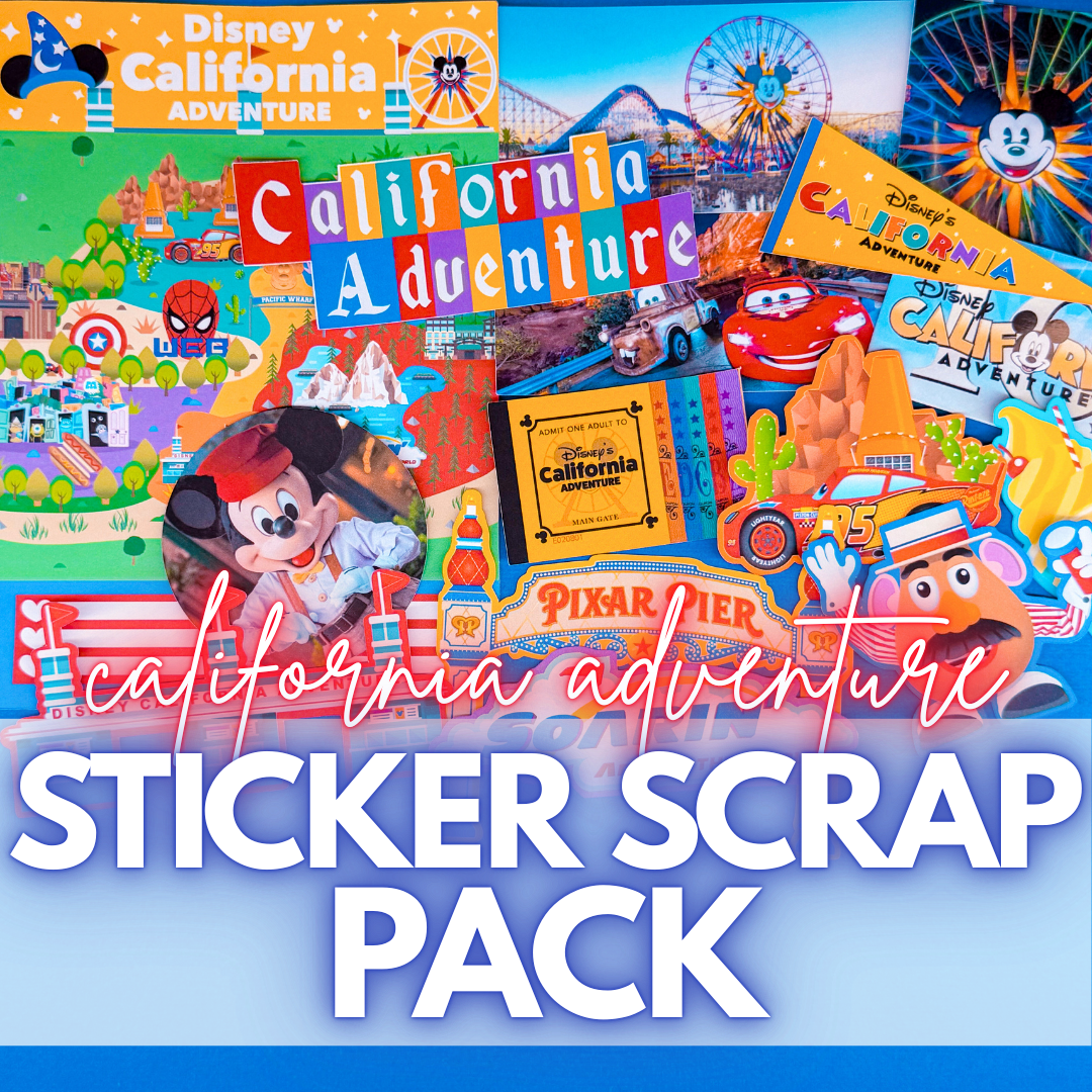 STICKER SCRAP PACK - California Adventure
