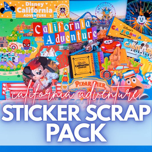 STICKER SCRAP PACK - California Adventure
