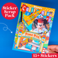 STICKER SCRAP PACK - California Adventure