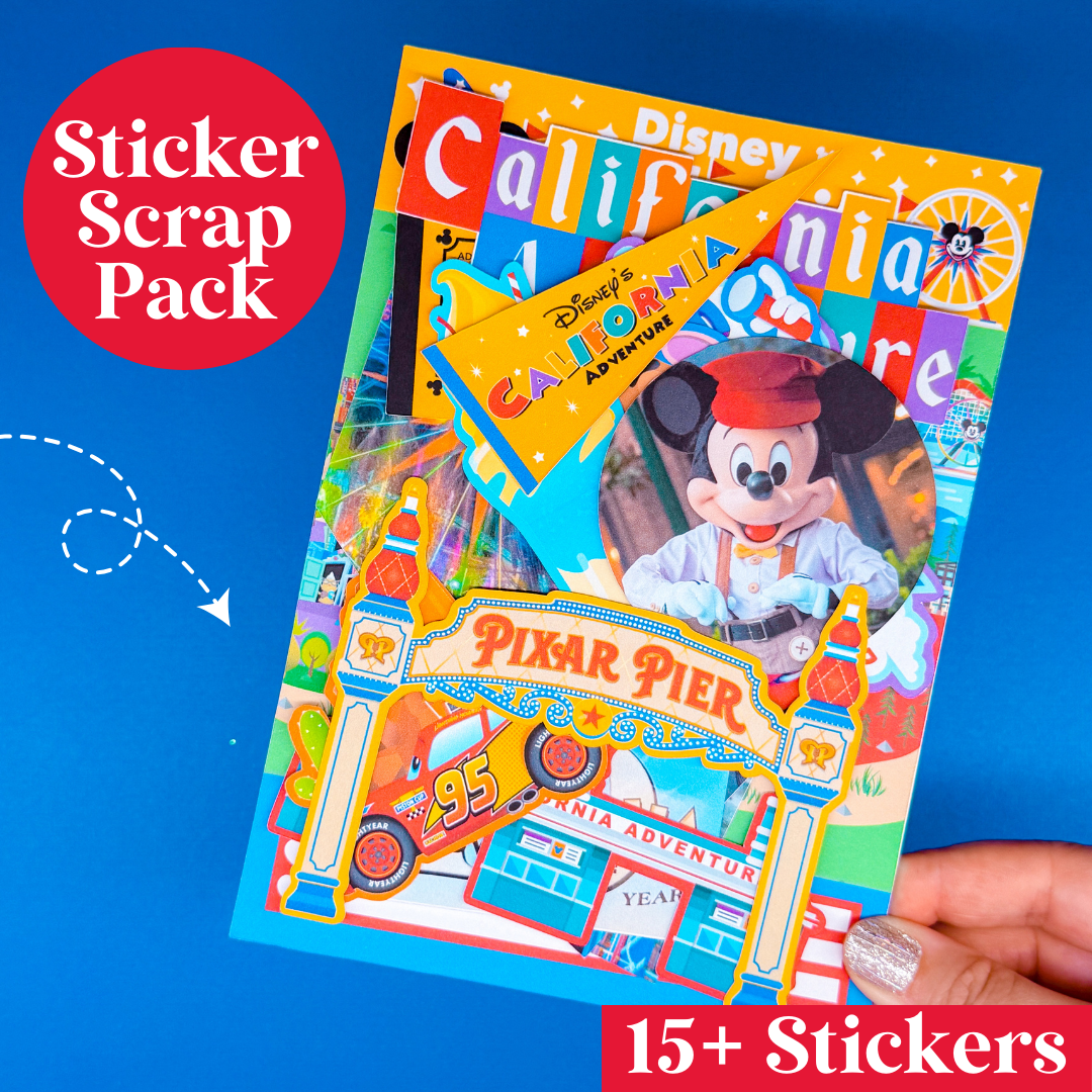 STICKER SCRAP PACK - California Adventure