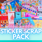 STICKER SCRAP PACK - Magic Kingdom