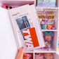 3.5x7.5 Junk Journal Storage Book - Guest Check (PINK)