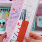 3.5x7.5 Junk Journal Storage Book - Guest Check (PINK)