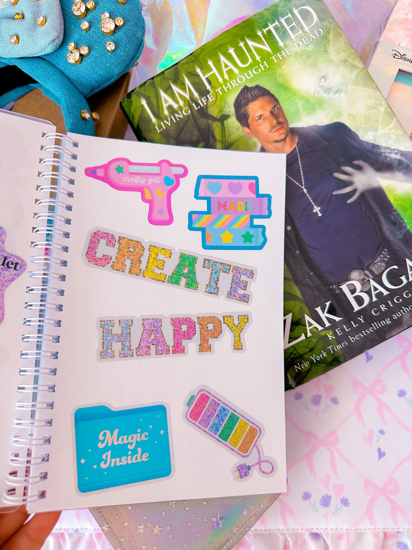 Waterproof Sticker - HAPPY Rainbow Circles