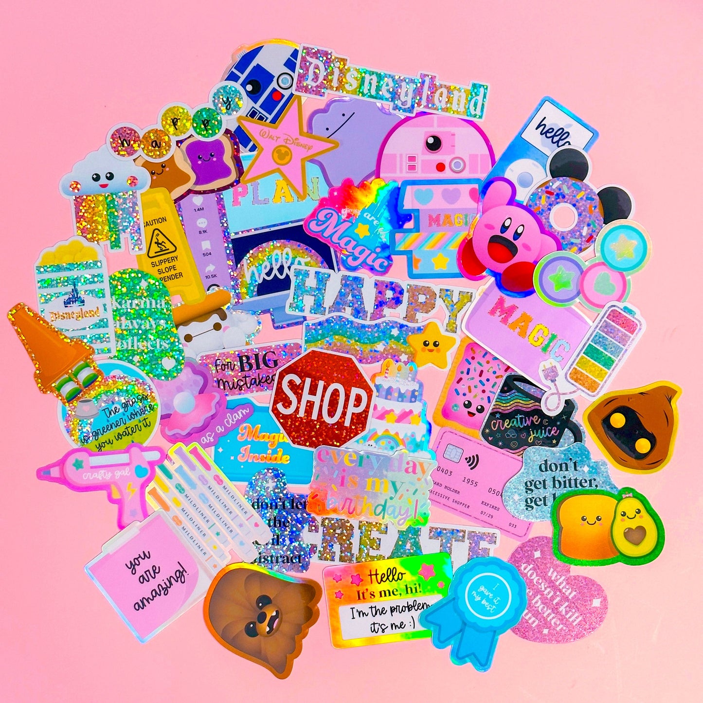 Waterproof Sticker - Rainbow Highlighters