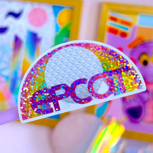 Waterproof Sticker - Epcot Rainbow