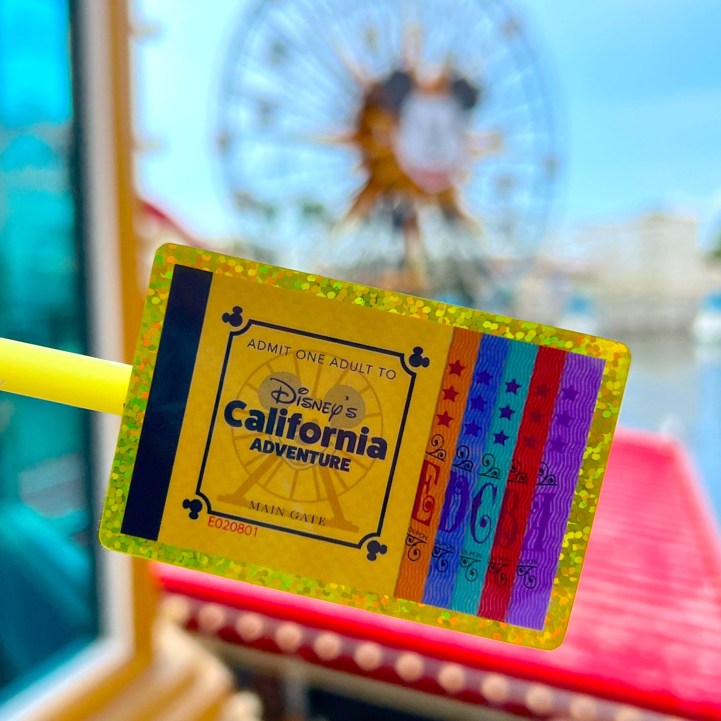 Waterproof Sticker - DCA Ticket Book