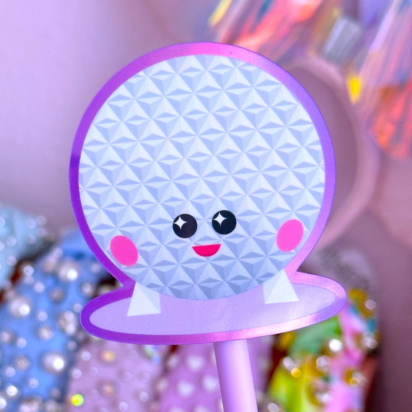 *DOLLAR DEALS* Waterproof Sticker - Kawaii EPCOT Building