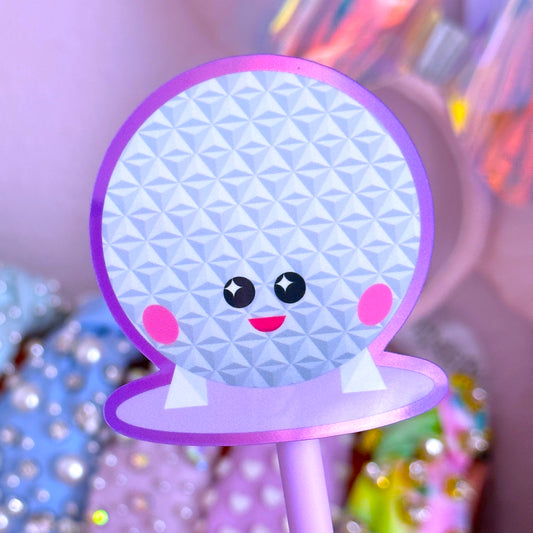 Waterproof Sticker - Kawaii EPCOT Building