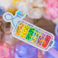 Waterproof Sticker - Rainbow Battery