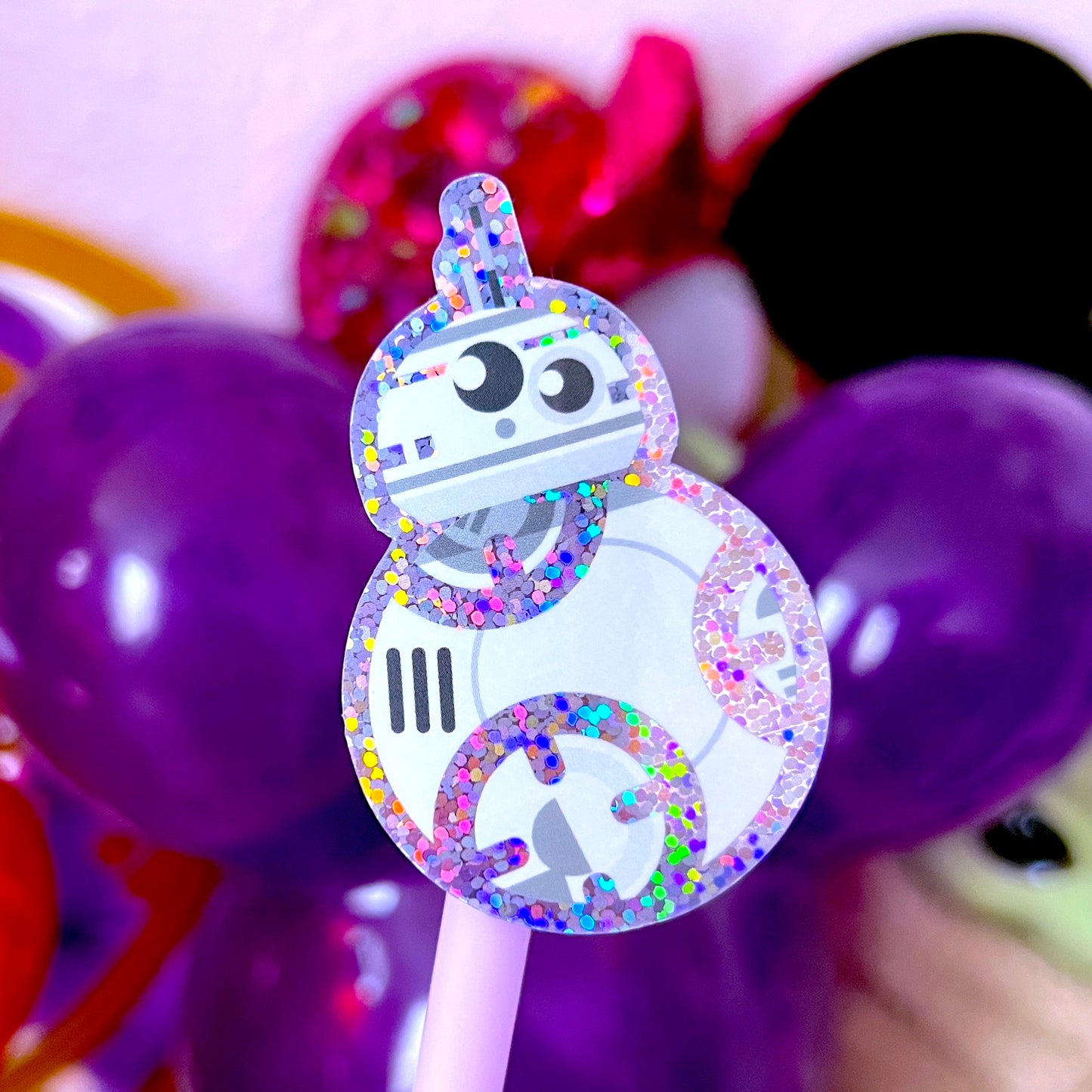 *DOLLAR DEALS* Waterproof Sticker - Droid (Lilac)