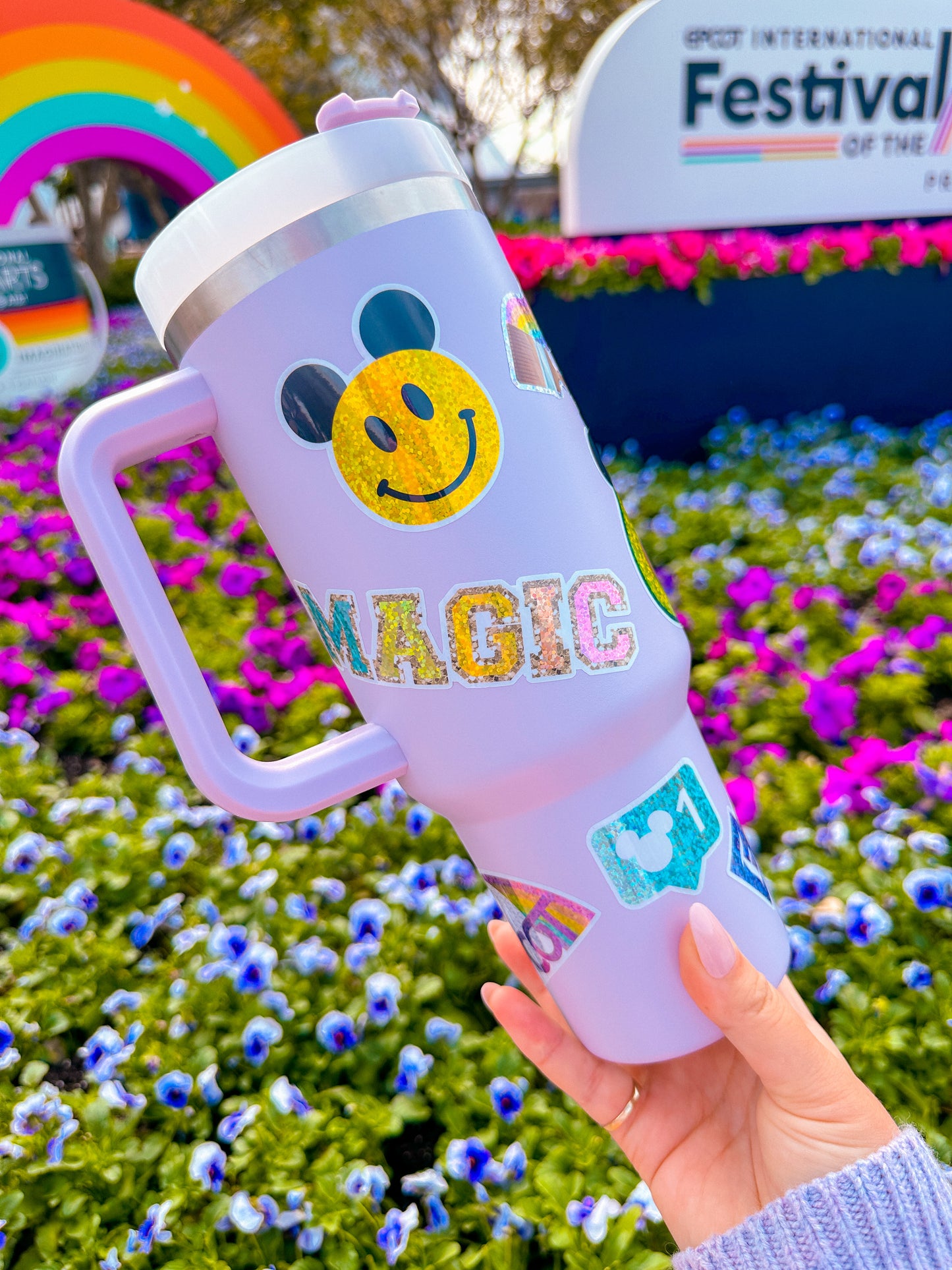 Waterproof Sticker - Rainbow Paint
