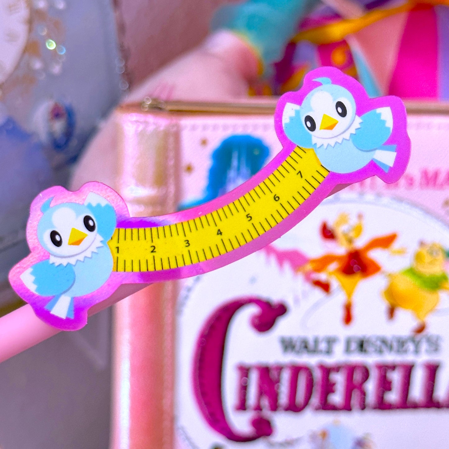 *DOLLAR DEAL* Waterproof Sticker - (Cinderella) Dress Tape + Birds
