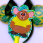 *DOLLAR DEAL* Waterproof Sticker - (Cinderella) Little Mouse Helpers