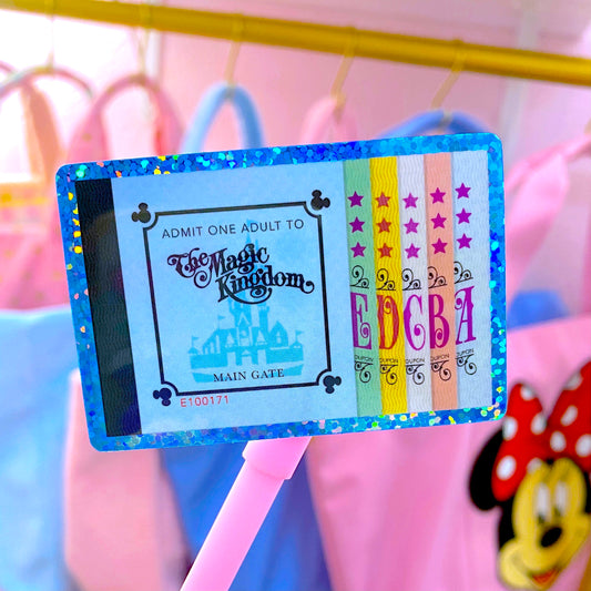 WATERPROOF Sticker - MK Ticket Book